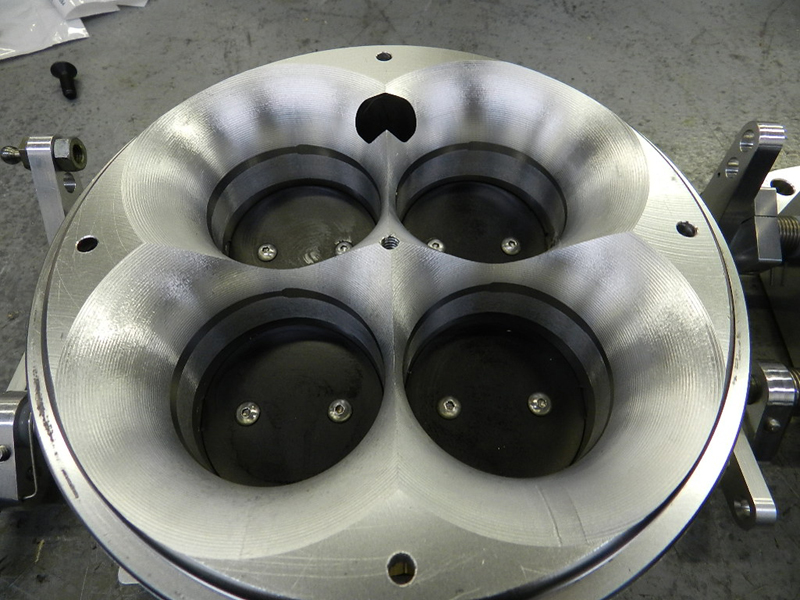 4 Butterfly EFI 2400cfm Throttle body